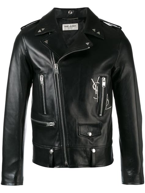 ysl biker jacket outfit|saint laurent motorcycle jacket.